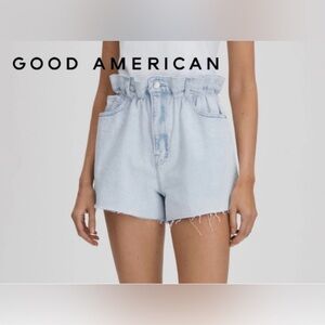 Good American Light Blue Jean Shorts